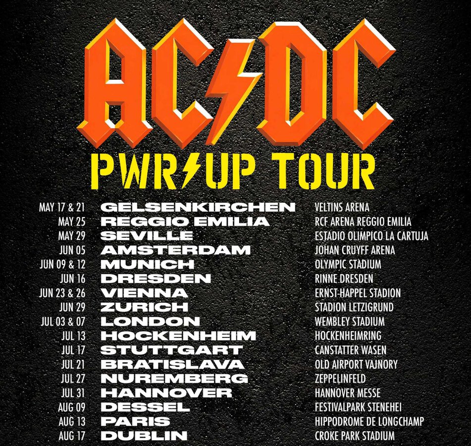 AC/DC Kicks Off Power Up Tour with Echos of Power Trip setlist.fm